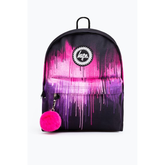 Hype Pink Drips Backpack