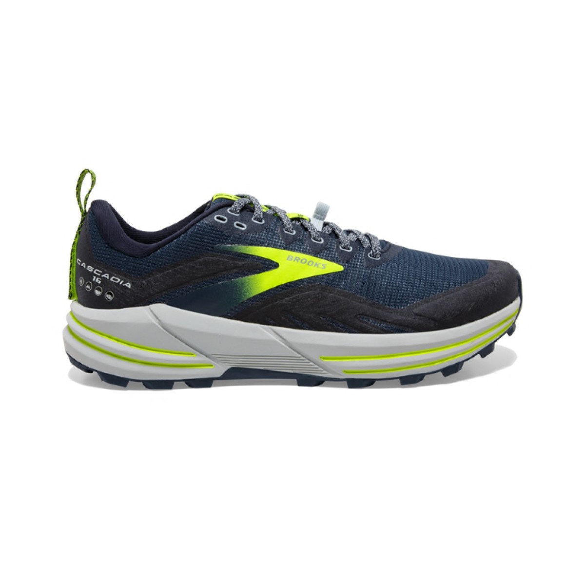 Brooks Cascadia 16 Titan / Peacoat / Nightlife - The Shoe Library