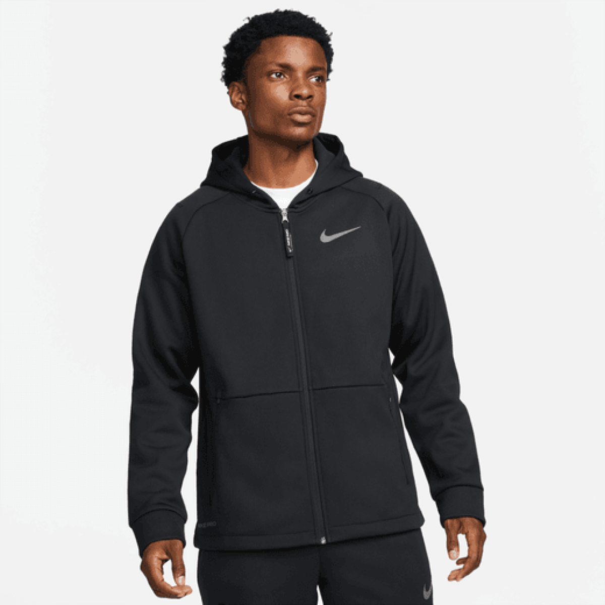 50% OFF the Nike Pro Therma Fit Fleece Jacket Iron Grey