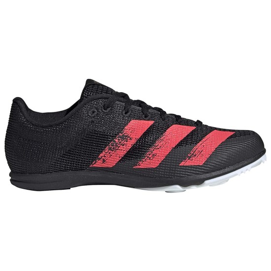 adidas allroundstar Junior Running Spikes Black / Red