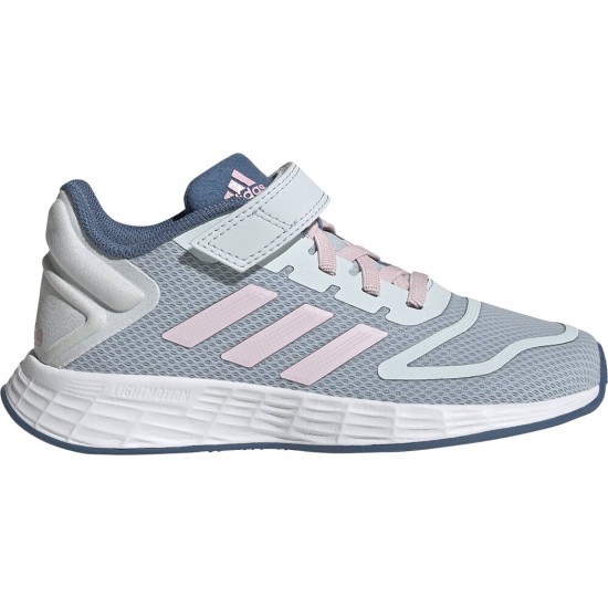 adidas Duramo 10 Junior Trainers Blue Tint / Pink