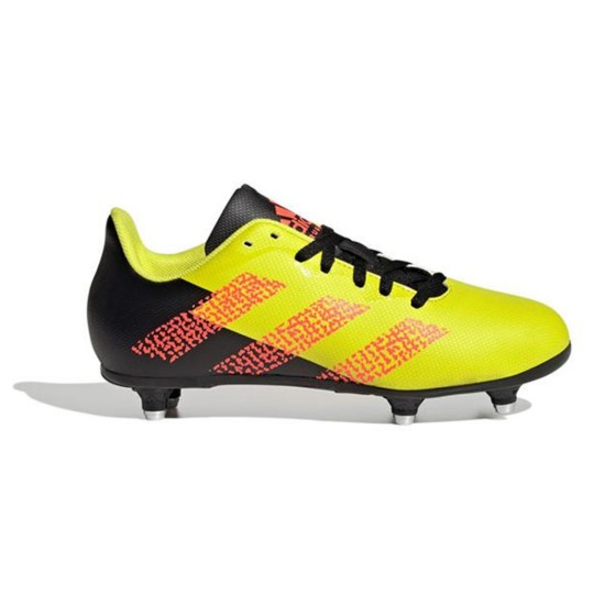 adidas Junior (SG) Rugby Boots Acid Yellow / Red / Black