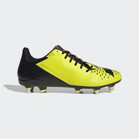 adidas Malice (SG) Rugby Boots Acid Yellow / Black / Solar Red