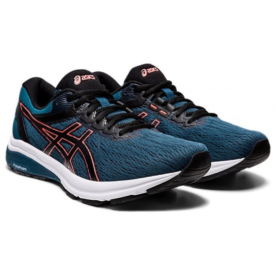 Asics GT-800 Magnetic Blue / Sunrise Red