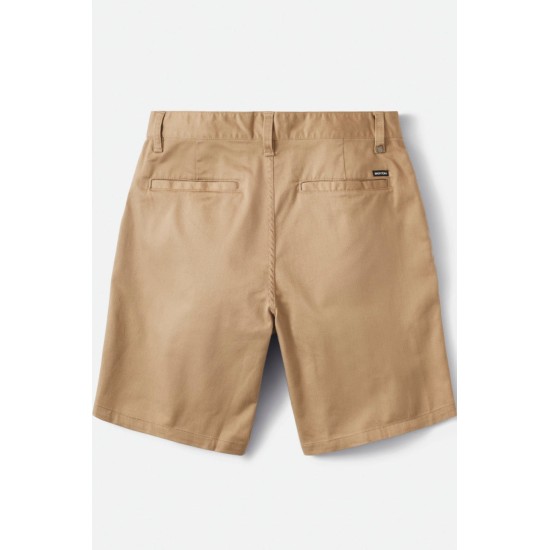 Brixton Choice Chino Shorts Khaki