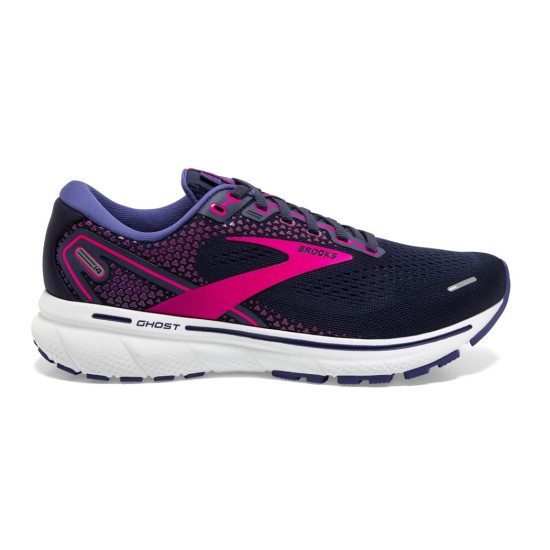 Brooks Ghost 14 Peacoat / Pink / White