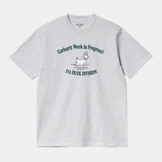 Carhartt WIP 313 Duckdivision T-Shirt Ash Heather