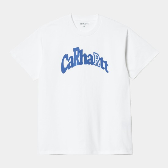 Carhartt WIP Amherst T-Shirt White / Gulf