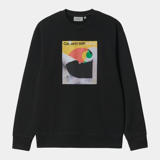 Carhartt WIP Book Cover Crew Sweatshirt Black