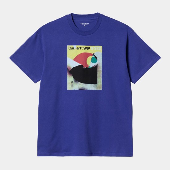 Carhartt WIP Bookcover T-Shirt Razzmic Blue