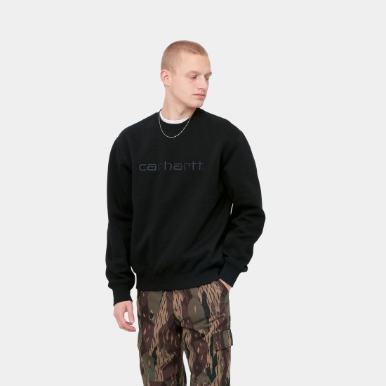 Carhartt WIP Carhartt Logo Sweatshirt Black / Black