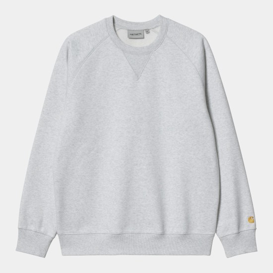 Carhartt WIP Chase Logo Sweatshirt Ash