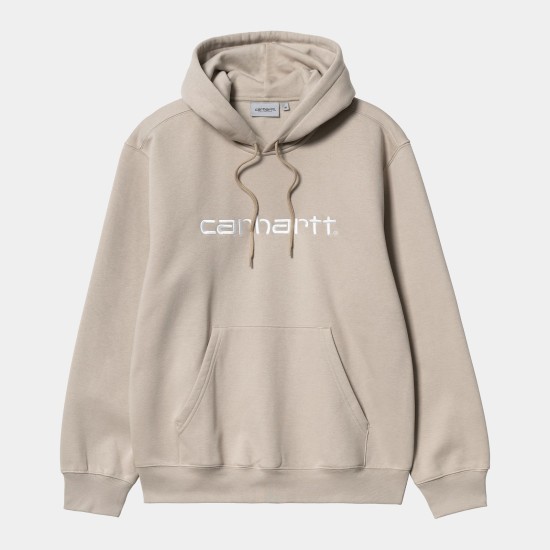 Carhartt WIP Embroidered Hooded Sweatshirt Wall / Wax