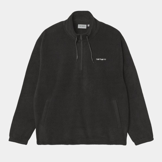 Carhartt WIP Ethan Half Zip Sweatshirt Black / Wax