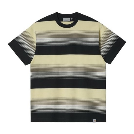 Carhartt WIP Hanmore Stripe T-Shirt Black