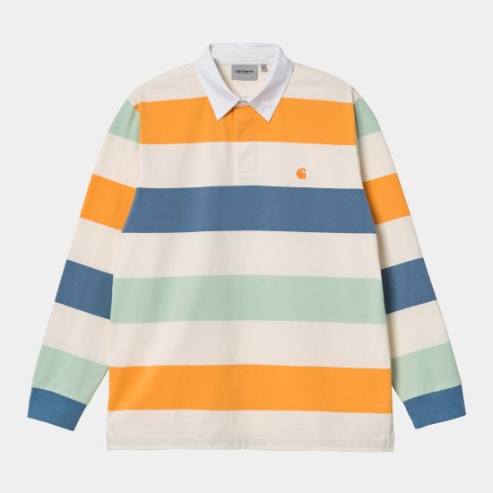 Carhartt WIP Henwick Long Sleeved Rugby Shirt Wax