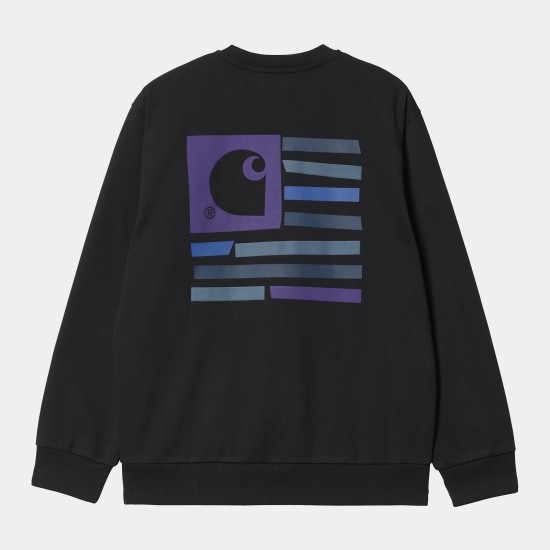 Carhartt WIP Medley State Crew Sweatshirt Black