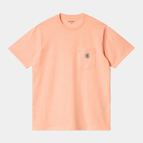 Carhartt WIP Pocket T-Shirt Grapefruit Heather