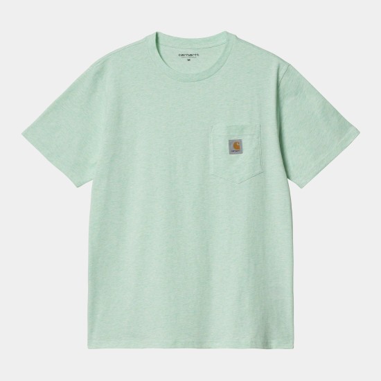 Carhartt WIP Pocket T-Shirt Pale Spearmint Heather