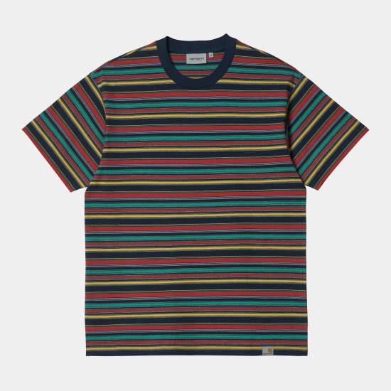 Carhartt WIP Riggs Stripe T-Shirt Mizar