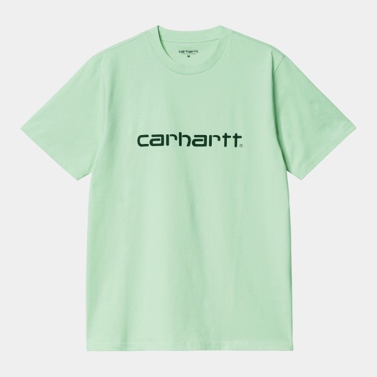 Carhartt WIP Script T-Shirt Pale Spearmint / Hedge