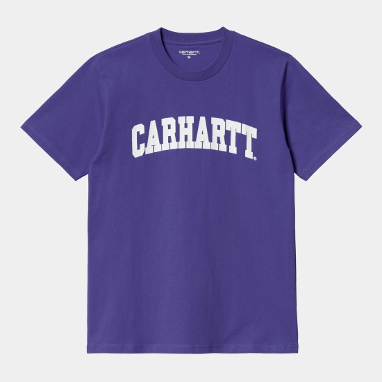 Carhartt WIP University T-Shirt Razzmic / White