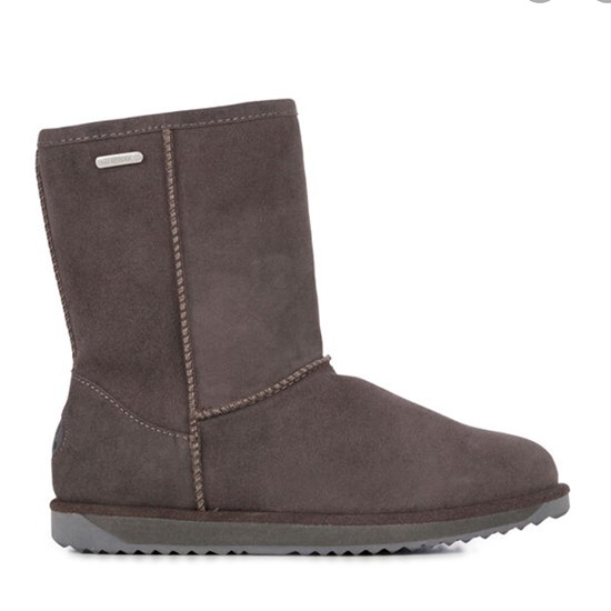 EMU Paterson Lo Sheepskin Boots Charcoal