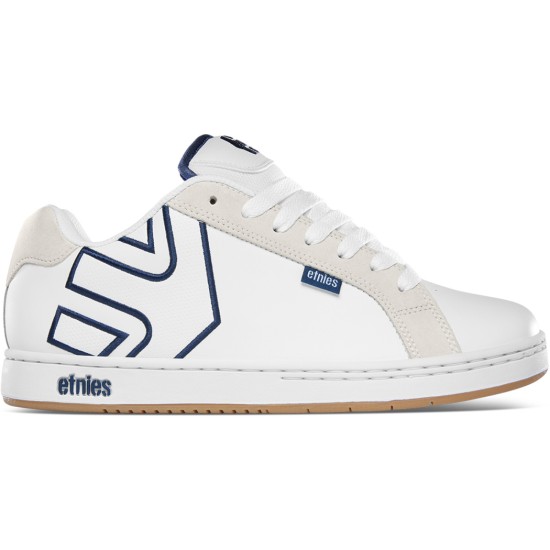 Etnies Fader Skate Shoes White / Navy / Gum