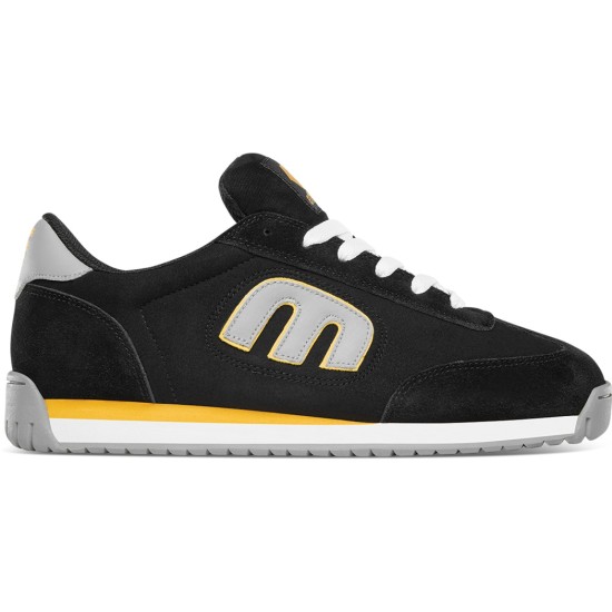 Etnies Lo-Cut 2 LS Skate Shoes Black / Grey / Yellow