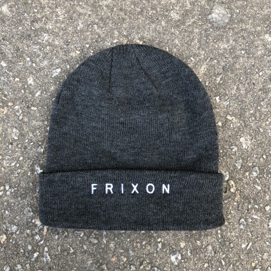 Frixon Text Logo Beanie Charcoal