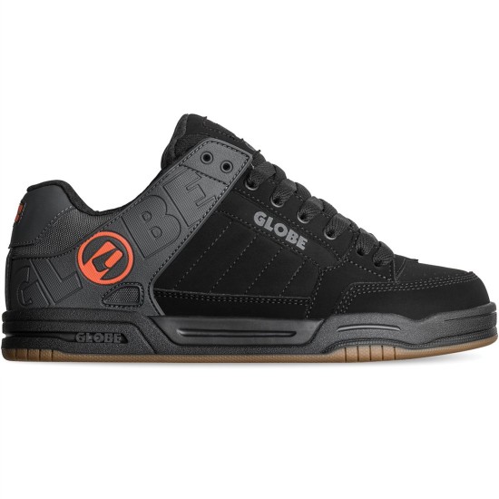 Globe Tilt Skate Shoes Black Split / Orange