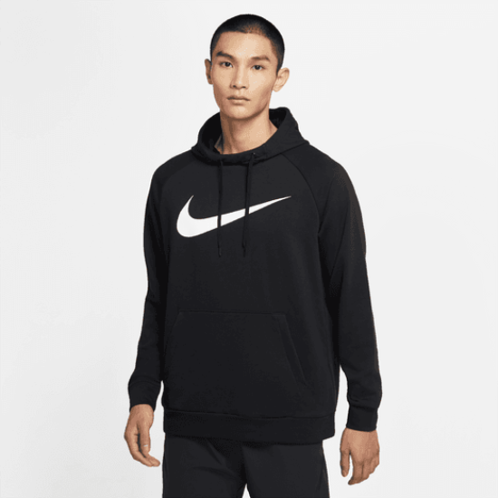 Nike Dri-FIT Hoodie Black / White