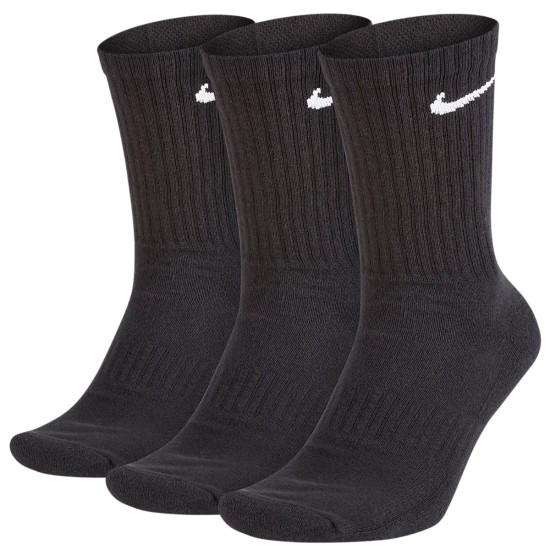 Nike Everyday Cushioned 3 Pack Of Socks Black