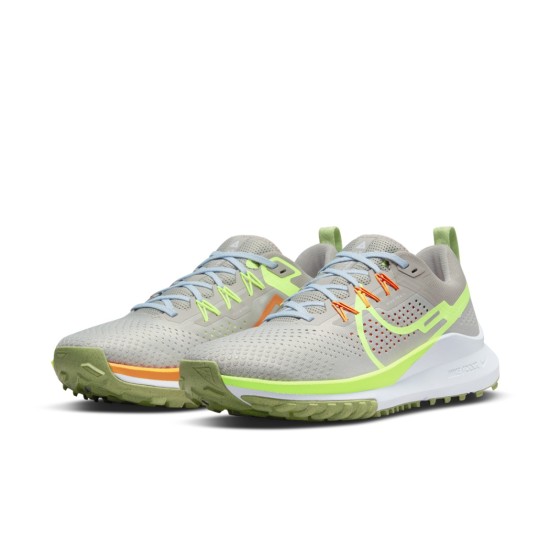 Nike React Pegasus Trail 4 Light Iron Ore / Volt
