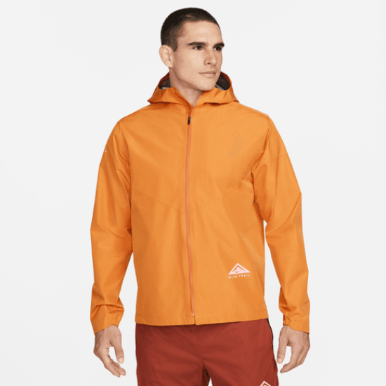 Nike Trail GORE-TEX Jacket Light Curry / Habanero Red