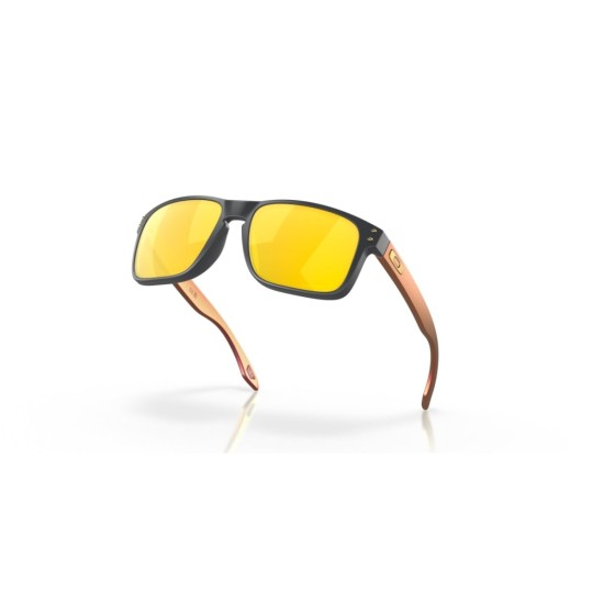 Oakley Holbrook Matte Carbon / Prizm 24k Polarised - The Shoe Library