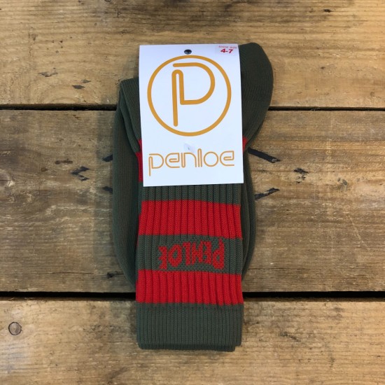 Penloe Fred Socks Green / Red