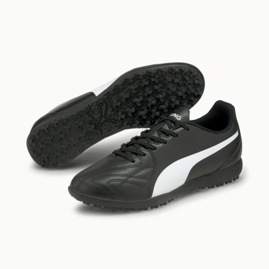 Puma King Hero 21 TT Football Boots Black / White