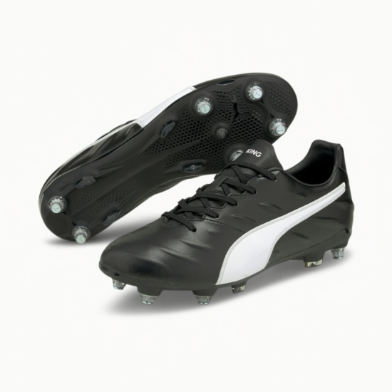 Puma King Pro 21 MxSG Football Boots Black / White