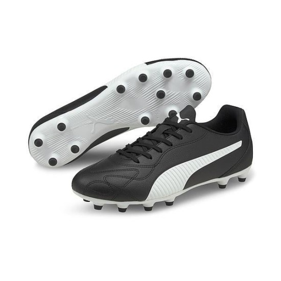 Puma Monarch 2 FG/AG Football Boots Black / White