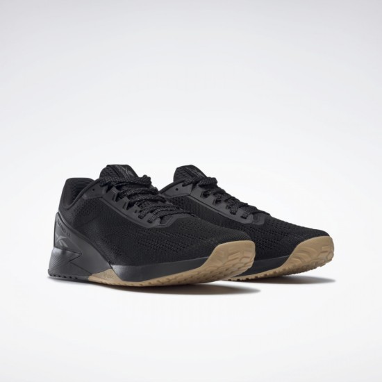 Reebok Nano X1 Shoes Black / Night Black / Rubber Gum