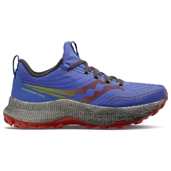 Saucony Endorphin Trail Blue Raz / Spice Blue