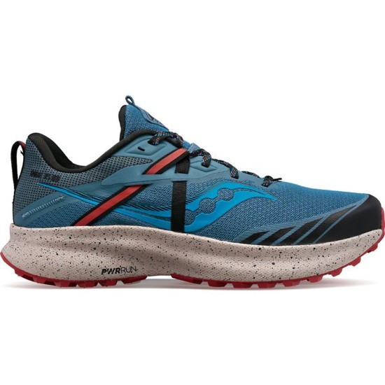 Saucony Ride 15 Trail Deep Sea / Lava Blue