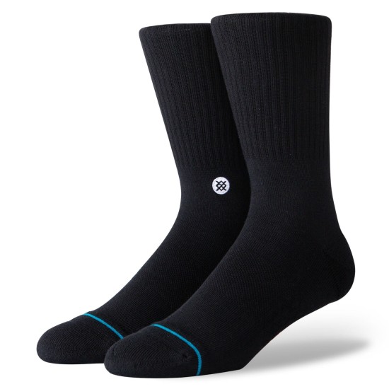 Stance Icon Socks Black / White