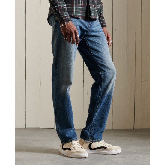 Superdry Tailored Straight Jeans Horatio Denim Blue
