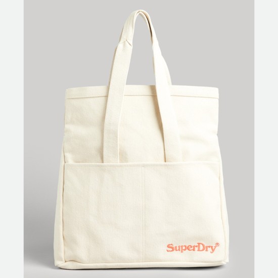 Superdry Vintage outdoor Tote Bag Natural