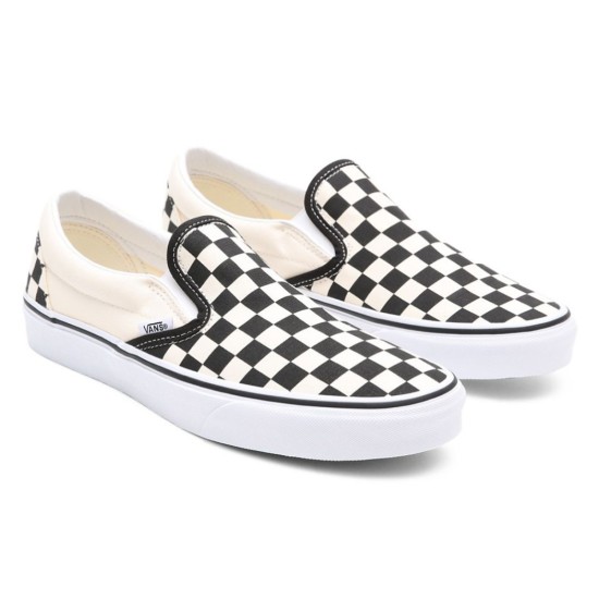 Vans Classic Slip-On Checkerboard Black / White