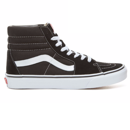 Vans SK8-Hi Skate Shoes Black / Black / White - The Shoe Library