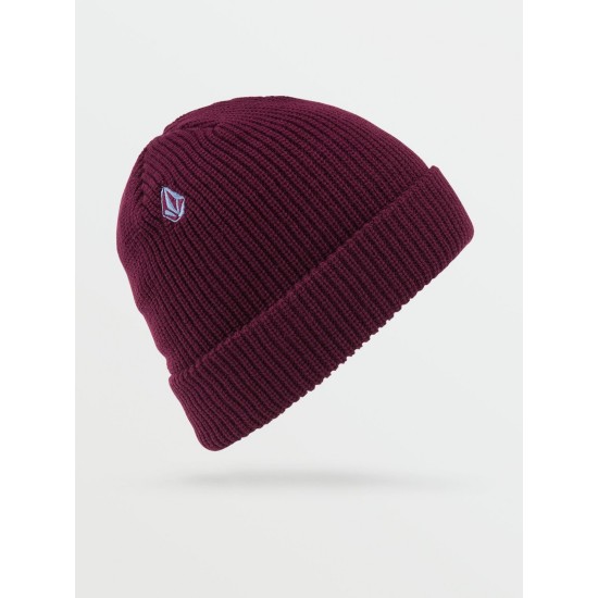 Volcom Full Stone Beanie Port Red