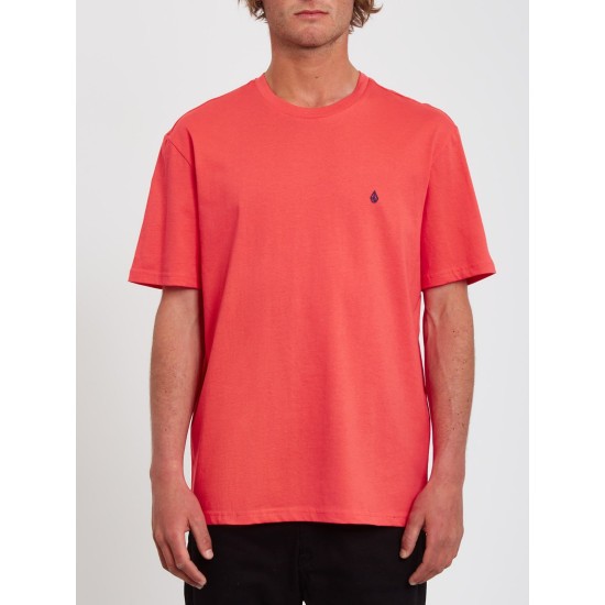 Volcom Stone Blanks T-Shirt Cayenne Red